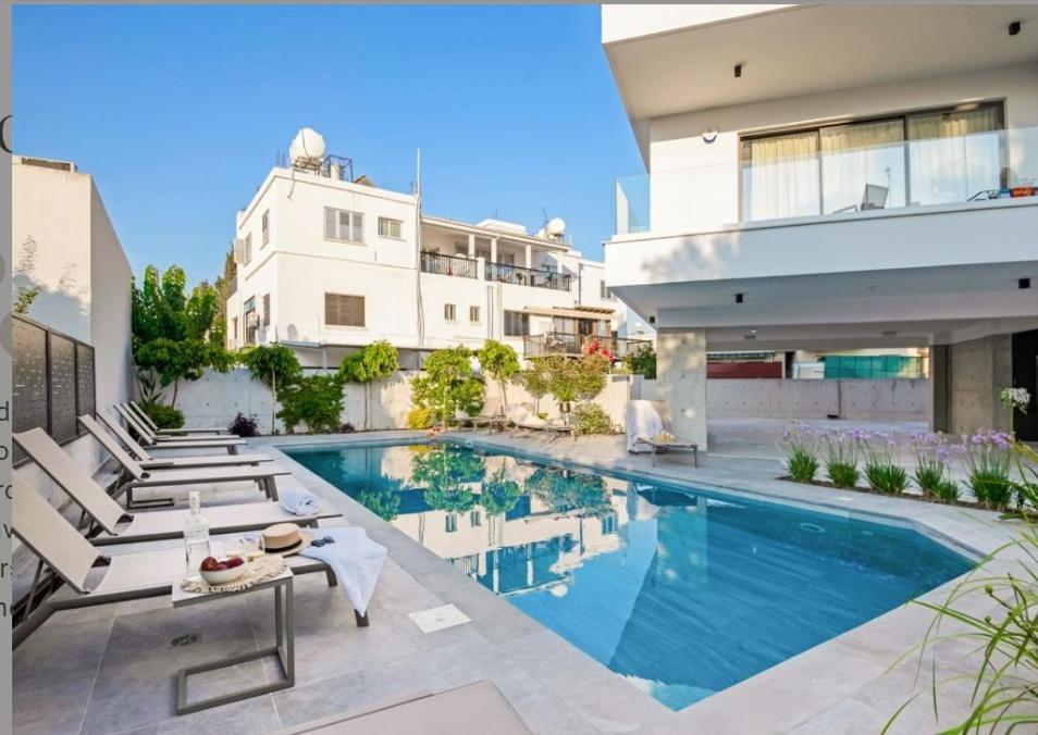 Olive Shared Pool Apartments Paphos Exterior foto